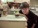 Nathaniel learning about density